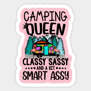 Camping Queen Sticker